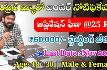 Govt Jobs in CBI | CBI New Recruitment 2024S