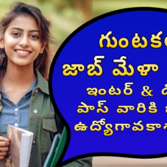 గుంటకల్ జాబ్ మేళా 2025: ఇంటర్ & డిగ్రీ పాస్ వారికి భారీ ఉద్యోగావకాశాలు! 