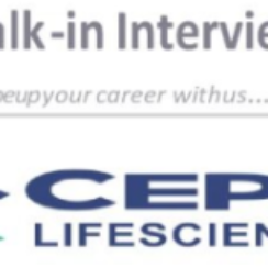 “Ceph Lifesciences Walk In Interview 2025 | QA QC and Microbiology Jobs for Freshers and Experienced”