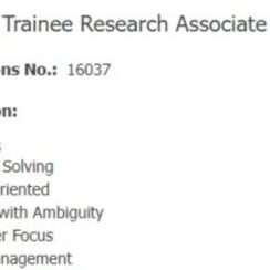 🧬💊 Biotech R&D Jobs at Intas | Trainee Research Associate – DPD