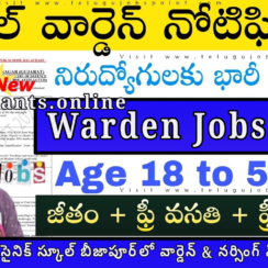 🏫 Warden Jobs 2025 | 10వ అర్హతతో సైనిక్ స్కూల్ బీజాపూర్‌లో వార్డెన్ & నర్సింగ్ సిస్టర్ ఉద్యోగాలు | Apply Now