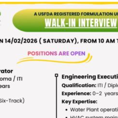 Walk-In Interview at Elmed Life Sciences on 14th February 2026 | Apply Now