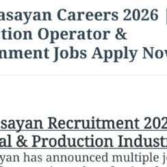 Yash Rasayan Careers 2026 | Production Operator & Environment Jobs Apply Now