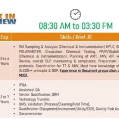 APDM Pharmaceuticals Recruitment 2026 – QC & QA Vacancies Apply Now