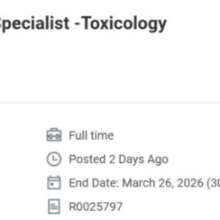 Solenis Recruitment 2026 – Toxicology & Regulatory Affairs Careers