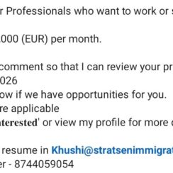 Luxembourg Jobs 2026: Recruiting Professionals (€4000-7000/month) – Charges Apply | Deadline 15 Feb