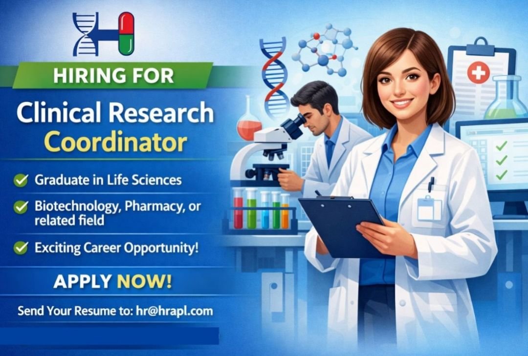 Clinical Research Coordinator Job Opening for Life Sciences, Biotech ...