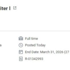 Thermo Fisher Scientific Hiring Technical Writer I 2026