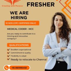 Medical Coder – HCC Job | Freshers CPC Certified | Wisdom Wings Healthcare Chennai