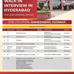 Walk-In Interview in Hyderabad | GLP Job Openings in Ahmedabad – Accuprec