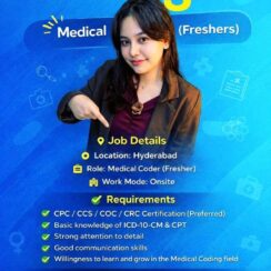 Medical Coding Jobs for Freshers in Hyderabad | Hiring CPC/CCS Certified | Onsite Role Medical Coding Jobs for Freshers in Hyderabad | Hiring CPC/CCS Certified | Onsite Role