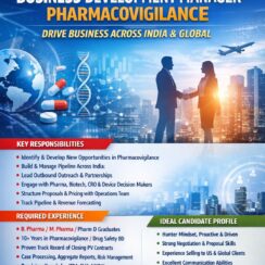 Business Development Manager Pharmacovigilance Jobs | 10+ Yrs | Vizen Life Sciences
