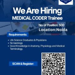 Chirok Health Medical Coder Trainee Hiring 2026 | 500 Openings in Noida