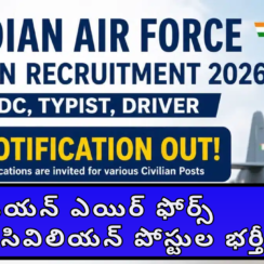 Indian Air Force Jobs 2026 | Group C Civilian | LDC Hindi Typist Driver | 40 Posts | Last Date 1 June