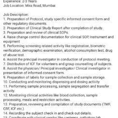 CRA Pharmacist Jobs 2026 | Clinical Department | B.Pharma M.Pharma | Mira Road Mumbai | 2-3 Years