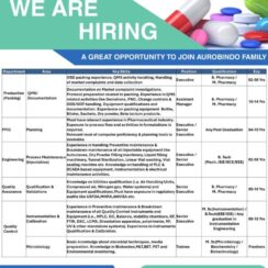 Aurobindo Pharma Hiring 2026 | Production, QA, QC, Engineering, PPIC, Microbiology | Freshers to 14 Years | Hyderabad