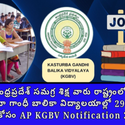 AP KGBV Recruitment 2026 | Principal, PGT, CRT, PET | 299 Posts | 352 Schools | Online Apply