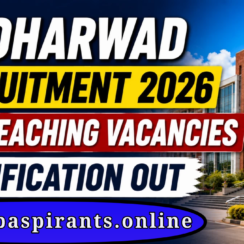 IIT Dharwad Recruitment 2026 | Assistant Registrar, Jr Superintendent, Jr Assistant, Jr Technical Superintendent | 12 Posts | Any Degree | Apply Online