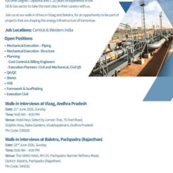 L&T Energy Hydrocarbon Onshore Walk-In | 21 & 28 June 2026 | Oil Gas Jobs | 5-20 Years