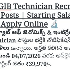 CSIR IGIB Technician Recruitment 2026 | 15 Posts | Starting Salary ₹39,970 | Apply Online
