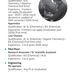 Zydus Lifesciences Walk-In | 17 June 2026 | Ankleshwar API | Production Pilot Engineering | Freshers & Experienced