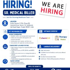 Healthcare Billing Job Mohali | Patient Coordination Charge Entry | Night Shift | Amtrix Infotech