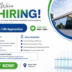 HR Intern / HR Apprentice Jobs at BDR Pharma | Freshers Welcome | Pharma Careers in India