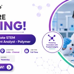 Associate STEM Content Analyst – Polymer | Clarivate Careers in Chennai