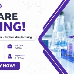 Dr. Reddy’s Hiring: Team Member – Peptide Manufacturing Position