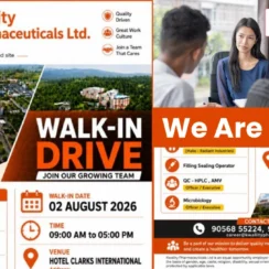 Kwality Pharmaceuticals Walk-in Drive 2026: Operator & QC Jobs in Baddi for Injectable Roles