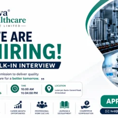 Strava Healthcare Walk-In Interview on 2nd August 2026 | Engineering, QC, Production & IPQA Jobs | Ahmedabad