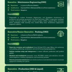 Strides Pharma Walk-In Interview on 26th July 2026 | Production, Packing & Maintenance Jobs | Bangalore