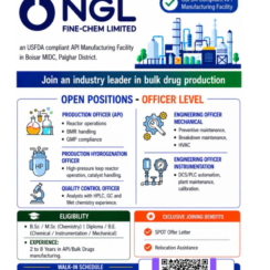 Onglo Fine-Chem Walk-In Interview | API Jobs | Production, Engineering, QC | Boisar | 5th July 2026