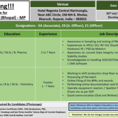 Lupin Walk-In Interview | QC & Production API Jobs | Mandideep Bhopal | 5th July 2026