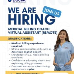 Medical Billing Coach Virtual Assistant Remote | DocVA | US Healthcare Experience Required Medical Billing Coach Virtual Assistant Remote | DocVA | US Healthcare Experience Required