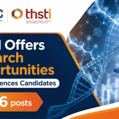 THSTI Offers Research Opportunities for Life Sciences Candidates
