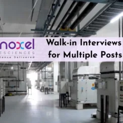 Walk-in Interviews for Multiple Posts at Innoxel Lifesciences