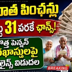 చేయూత పెన్షన్ల దరఖాస్తులు ఈ నెల 31లోగా చేసుకోవాలి