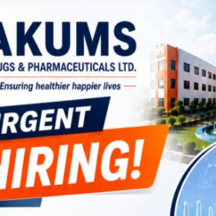 Akums Drugs & Pharmaceuticals Ltd Urgent Hiring Freshers & experience