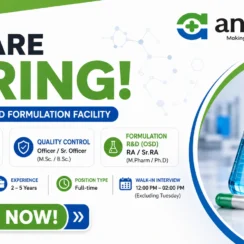 Aneta Pharmaceuticals Jobs in Ahmedabad | QC, R&D & Engineering Openings 2026 Aneta Pharmaceuticals Jobs in Ahmedabad | QC, R&D & Engineering Openings 2026