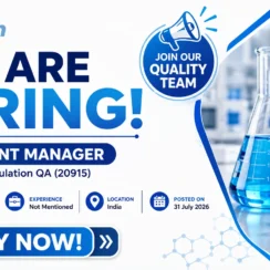 Assistant Manager QC Jobs at Biocon Pharma | Generic Formulation Careers 2026