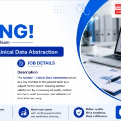 Advisor Clinical Data Abstraction Jobs in Pune | MRO Healthcare Careers 2026