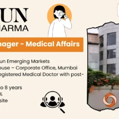 Sun Pharma Hiring Senior Manager – Medical Affairs Jobs