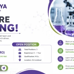 R&D CRO Jobs in Ahmedabad | Zasya Life Sciences Fresher Openings