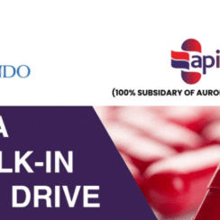 Apitoria Pharma ( subsidiary of Aurobindo Pharma) Walk-in On Friday, 07 August 2026 Freshers & Experience