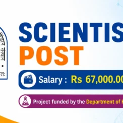 Applications are invited for Scientist at Department of Microbiology, SGPGIMS