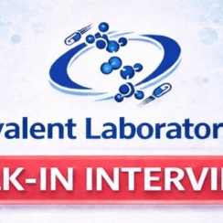 COVALENT LABORATORIES WALK-IN 07th & 08th August 2026 Freshers & Experience