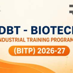 BIOTECH INDUSTRIAL TRAINING PROGRAMME (BITP) 2026-27 UNDER SKILL VIGYAN