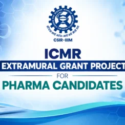 ICMR Extramural Grant Project for Pharma candidates at IIIM