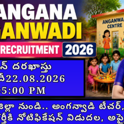 Telangana Anganwadi Teacher Recruitment 2026 | Inter Pass | Women Only | Online Apply Telangana Anganwadi Teacher Recruitment 2026 | Inter Pass | Women Only | Online Apply